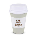 Custom branded Stress Coffee Cup - promotional drinkware with logo printing available - view 2