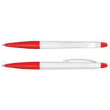Custom branded Spark Stylus Pen - White Barrel - promotional pen with logo printing available in Australia