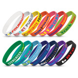 Silicone Wrist Band - Indent