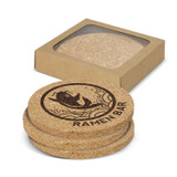 Oakridge Cork Coaster Round - Set of 4