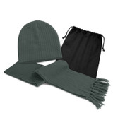 Nebraska Scarf and Beanie Set