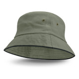 Bondi Bucket Hat - Black Sandwich Trim