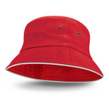 Bondi Bucket Hat - White Sandwich Trim