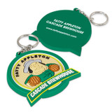 PVC Key Ring Large - One Side Moulded