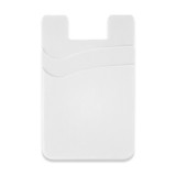 Custom branded Dual Silicone Phone Wallet - promotional product with logo printing available in Australia