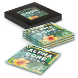 Venice Glass Coaster - Set of 4 - Square - Full Colour