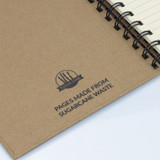 Sugarcane Paper Spiral Notebook