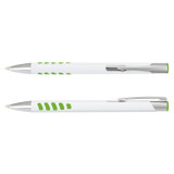 White/Bright Green