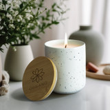 NATURA Candle with Bamboo Lid