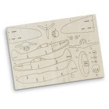 BRANDCRAFT Spitfire Wooden Model