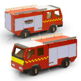 BRANDCRAFT Fire Truck Wooden Model