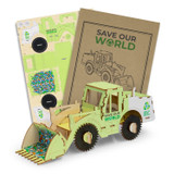 BRANDCRAFT Wheel Loader Wooden Model