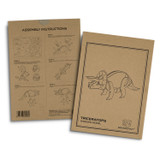 BRANDCRAFT Triceratops Wooden Model