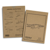 BRANDCRAFT Crocodile Wooden Model