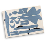 BRANDCRAFT Jet Fighter Wooden Model