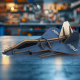 BRANDCRAFT Jet Fighter Wooden Model
