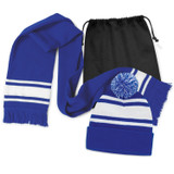 Commodore Scarf and Beanie with Pom Pom Set