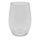 Stemless Shatterproof Red Wine Glass - Clear