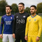 <p>• Fabrics have undergone moisture wicking and anti-bacterial treatments. This ensure they are cool to wear and do not retain odours.<br />
• Adult and kids sizing available<br />
• Base Unit Price includes variable Names and Numbers</p>
<p>Materials Available (included in cost)</p>
<p>• 140gsm 100% polyester interlock<br />
• 170gsm 100% polyester interlock</p>
<p>Click Here for Size Chart</p>
