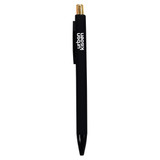 <p>Inspired by the sleek sophistication of the modern corporate world, the Xola pens represent the beautiful potential of stationary. With a matt black barrel and a shiny, coloured plunge, the Xola pens channel trending fashions in their design. Write a new chapter in the book of immaculate branding.</p>
