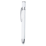 <p>This click-action metal pen features a unique rubberised finish and comes with black ink for smooth writing. It also includes a matching stylus tip for easy navigation on devices. Each pen is engraved to reveal a striking matte finish, offering a 500m writing distance—perfect for long-lasting use.</p>
<p>Product Dimensions: 135mm long</p>
