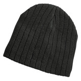 Cable Knit Beanie - Charcoal