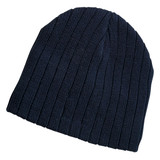 Cable Knit Beanie - Navy