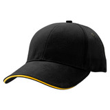 Sandwich Peak Cap - Black,Gold