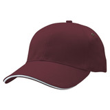Sandwich Peak Cap - Maroon,White