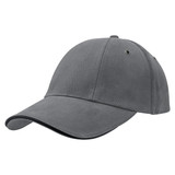 Rotated Sandwich Peak Cap - Grey,Black