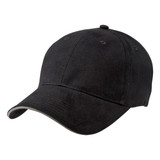 Premium Soft Sandwich Peak - Black,Grey