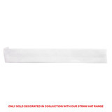 Cotton Hatband - White