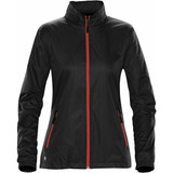 Women's Axis Shell - Black,Sport Red
