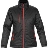 Women's Axis Thermal Jacket - Black,Sport Red