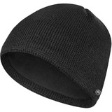 Helix Knitted Fleece Beanie - Black