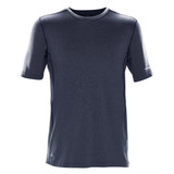 Men's Lotus H2X-Dry S/S Tee - Navy Melange