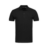 Men's Premium Cotton Polo - Black Opal