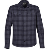Men's Logan Snap Front Shirt - Navy Plaid