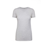 Women's Tri-Blend Crew - Heather White
