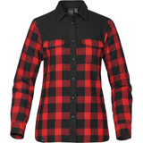 Women's Logan Thermal Shirt - Black,Red Plaid
