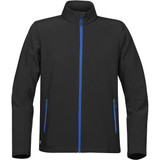 Men's Orbiter Softshell - Black,Azure Blue