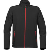 Men's Orbiter Softshell - Black,Bright Red