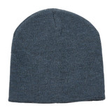Heather Skull Beanie - Navy Heather