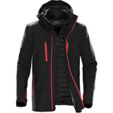 Men's Matrix System Jacket - Black,Bright Red