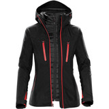 Women's Matrix System Jacket - Black,Bright Red