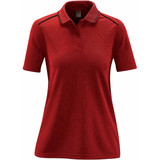 Women's Endurance HD Polo - Bright Red,Black