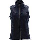 Women's Orbiter Softshell Vest - Navy,Carbon