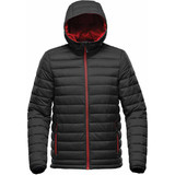 Men's Stavanger Thermal Jacket - Black,Bright Red