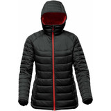 Women's Stavanger Thermal Jacket - Black,Bright Red