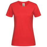 Women's Classic-T Organic Crew Neck - Scarlet Red